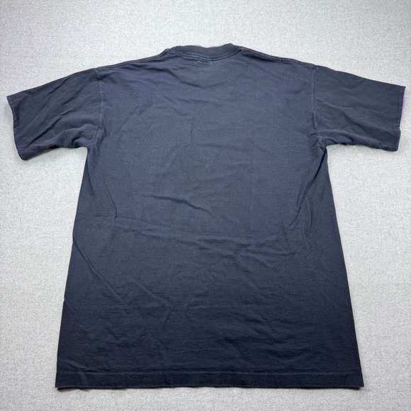 VTG‎ 80s Excalibur Hotel Casino Las Vegas Graphic T-Shirt XL Black Contrast Cuff - Picture 9 of 10